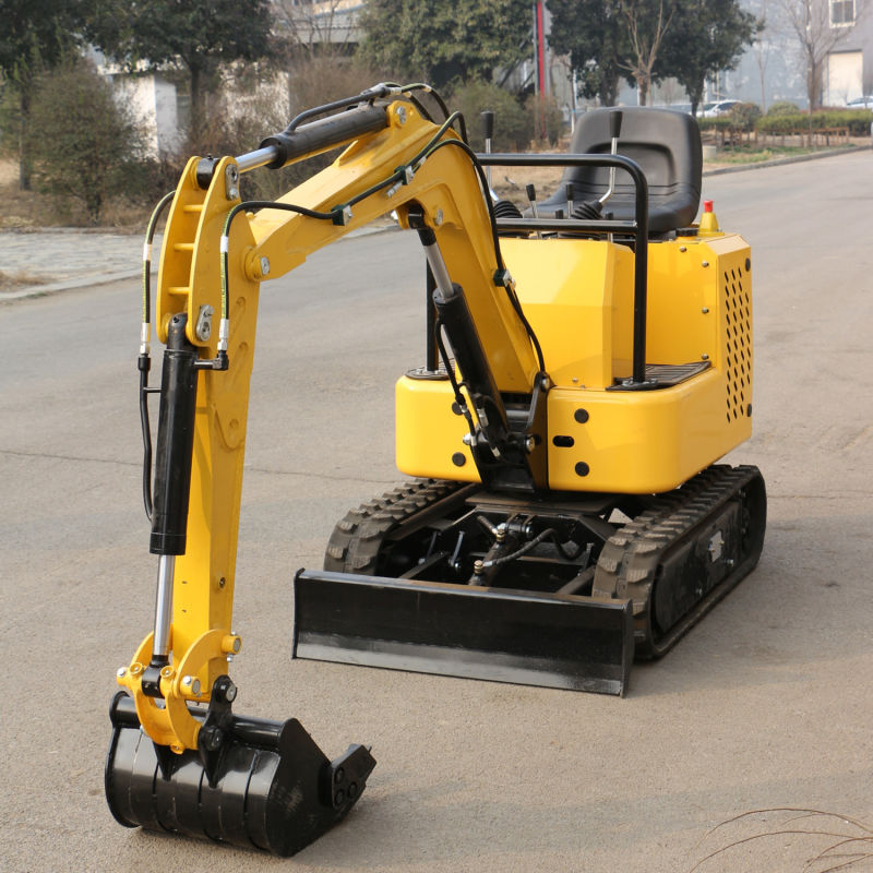 1.0 T Small Backhoe Crawler Mini Excavator for Small Works