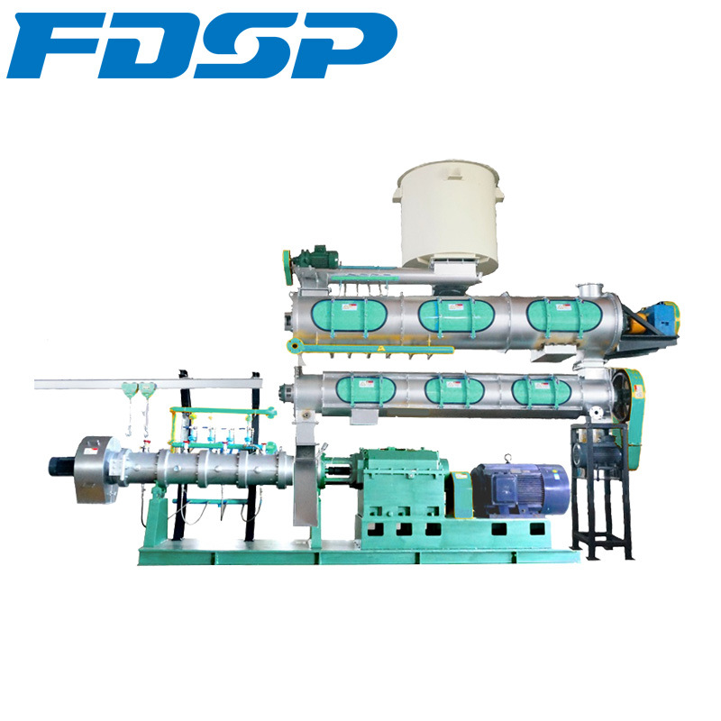Ce ISO SGS Floating Fish Feed Screw Extruder Line
