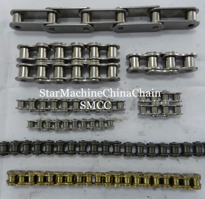 Conveyor Roller Chain for Conveyor Industries with Lengthened Curved Plate