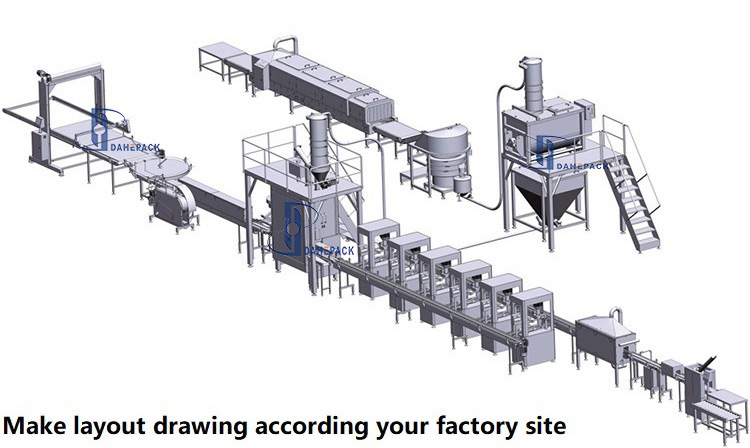 Double Auger Filler Protein Powder Filling Machine