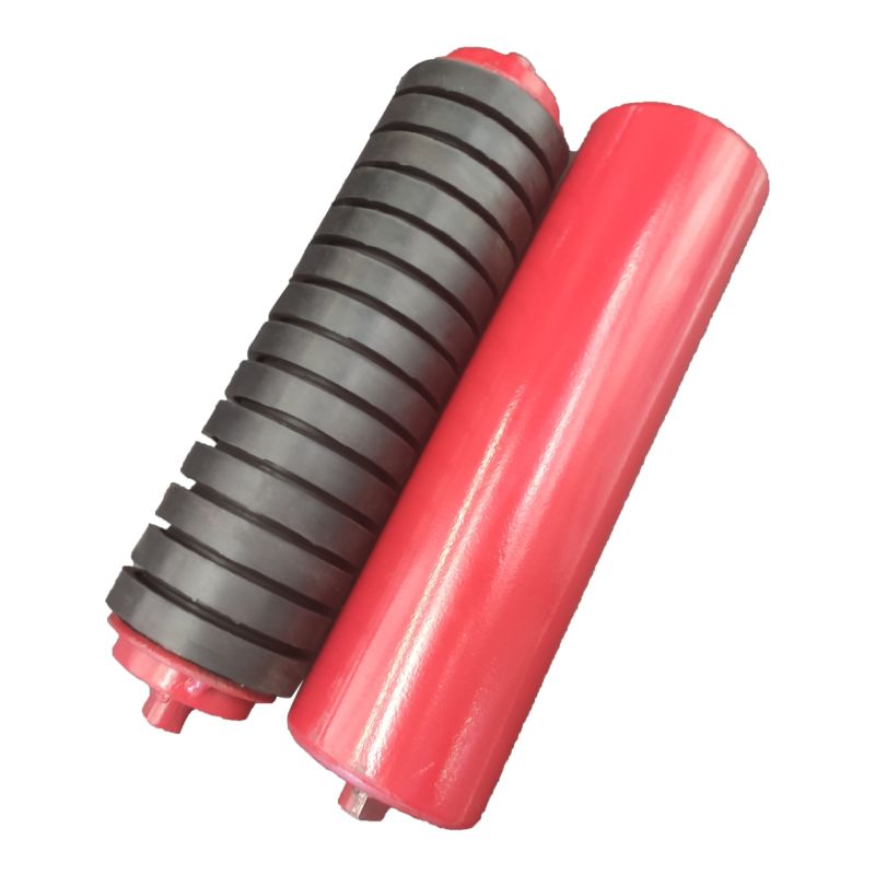 Belt Conveyor Parts Rubber Idler Roller for Conveyor Belt for Stone