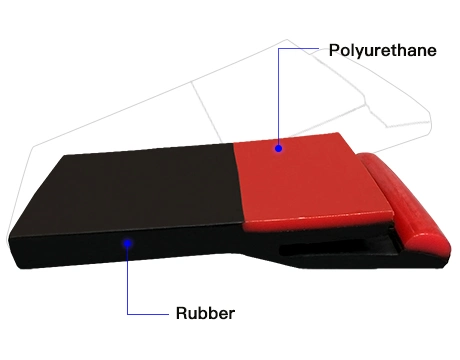 Polyurethane Side Skirt Rubber Seal for Conveyor Belt System
