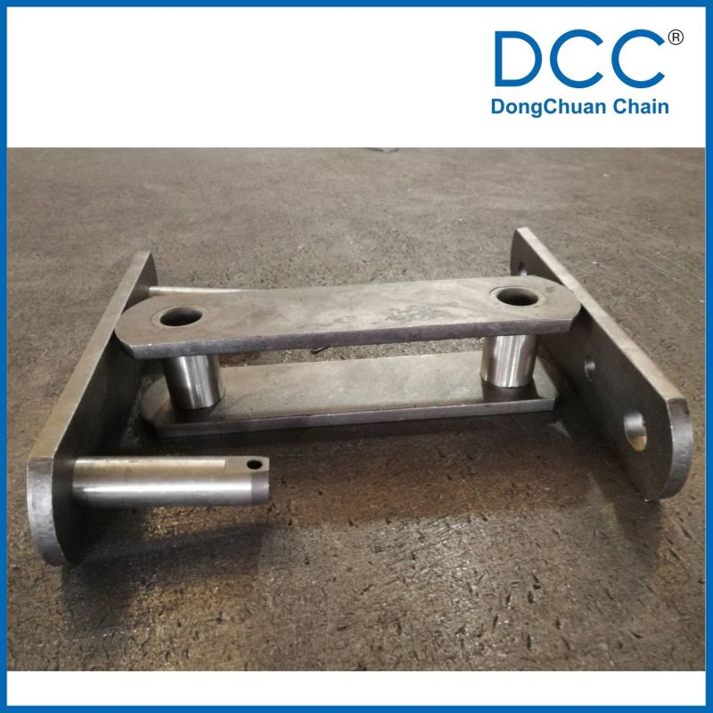 Galvanized Steel Agricultural Double Strand Cottered Roller Conveyor Chain