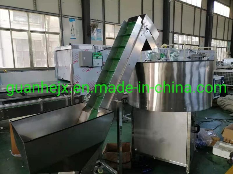 Vacuum Sealing Cooling Wrapping Making Filler with a Buffer Conveyor Belt
