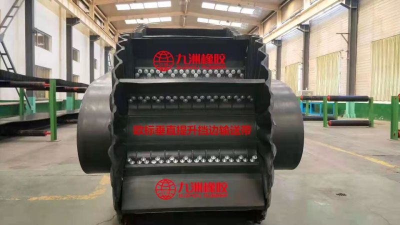 Wk160 Cleated Sidewall High Incline Conveyor Belt