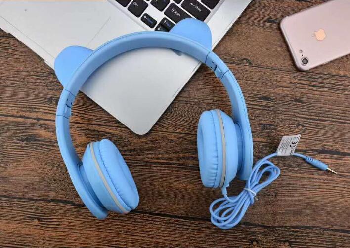Lovely Cartoon Bluetooth Ear-Hook Headset Headphones Mobile Earphone