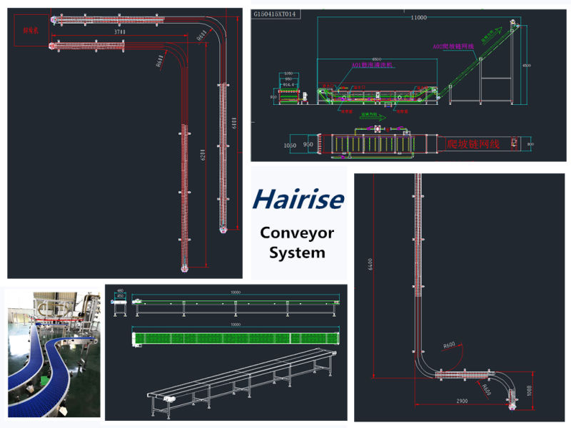 Hairise Food Grade Transportation Equipment Conveyor System
