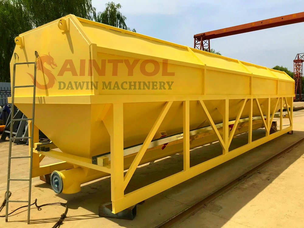 2020 New Design Horizontal Cement Silo with Bottom Screw Conveyor and Weight Silo