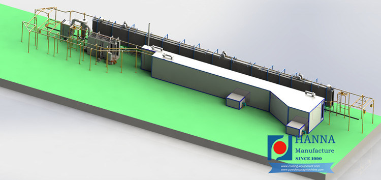 Conveyor System Overhead Chain Conveyor Track for Powder Coating Line