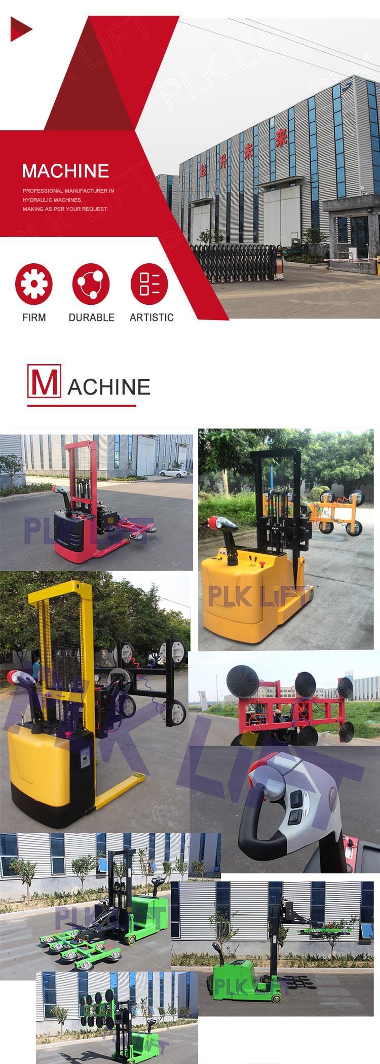 Full Powered Electric Glass Lift with Suction Cups