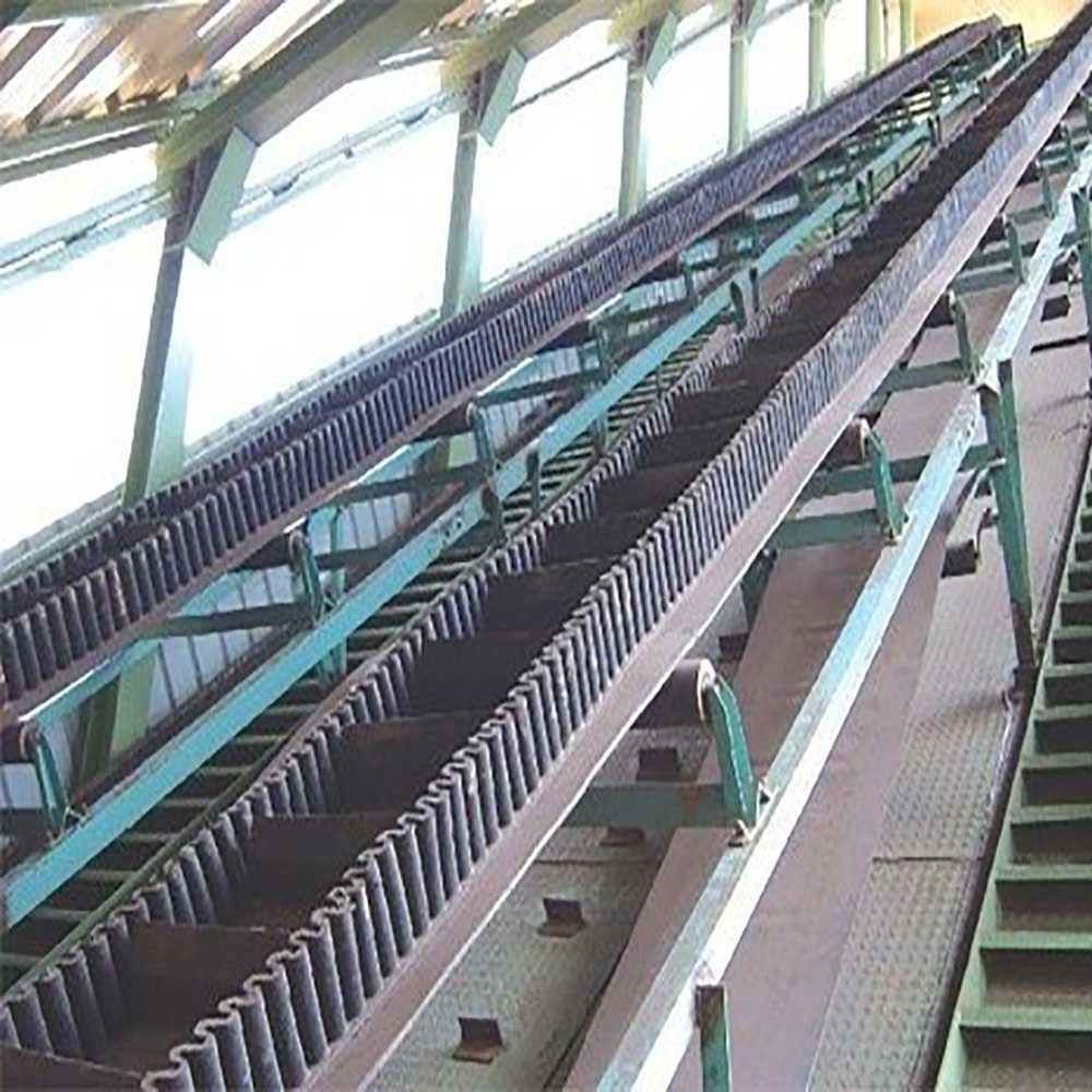 Inclined Belt Conveyor for Building Material