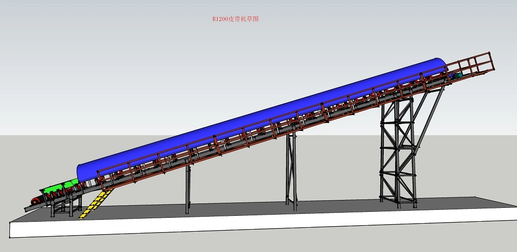Ske Different Type Belt Conveyor, Pipe Conveyor, Curved Conveyor