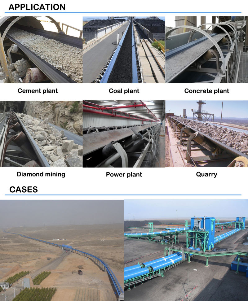 Cleaning Rubber Conveyor Belt Polyurethane Conveyor Belt Scraper