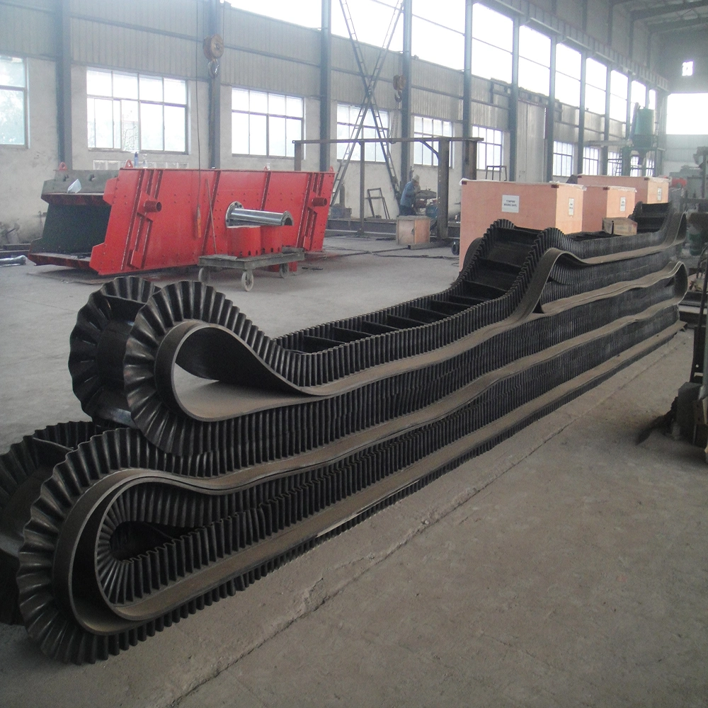 Corrugated Steep Inclined Belt Conveyor