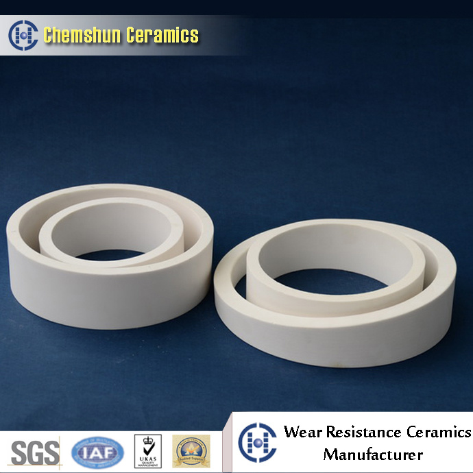 Wear Protective Ceramic Cylinders and Segments for Pipe Transport Systems
