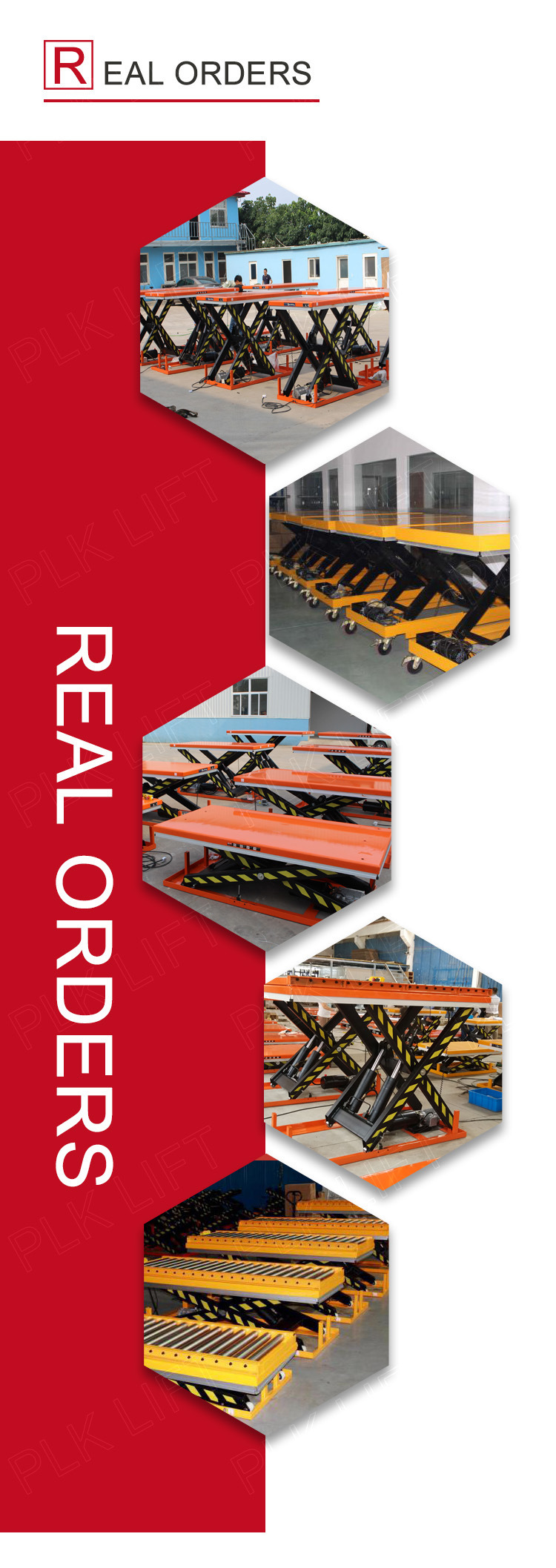 Stationary Scissor Lift Roller Conveyor Lift Table