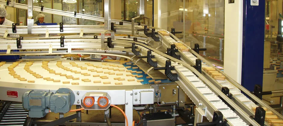 Modular Belt Conveyor for Food / Modular Plastic Rubber Belt FDA