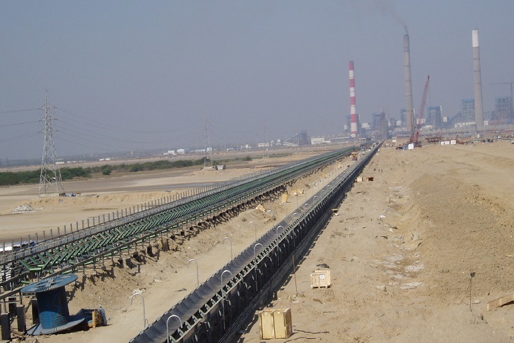 Ske General Lay-out of Long-Distance Curved Rubber Belt Conveyer