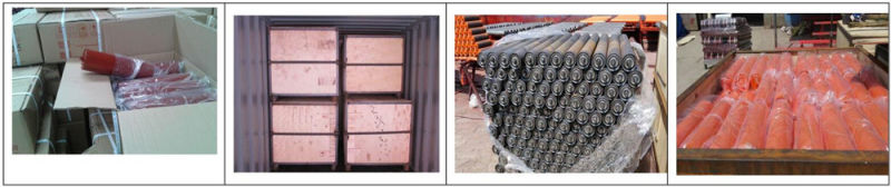 Industrial Belt Conveyor Rubber/Steel Impact Conveyor Roller