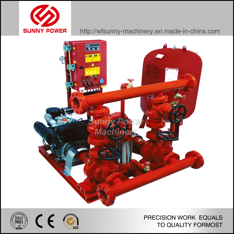 Feeding System Water Pump with Constant Pressure/Diesel Engine Driven Backup