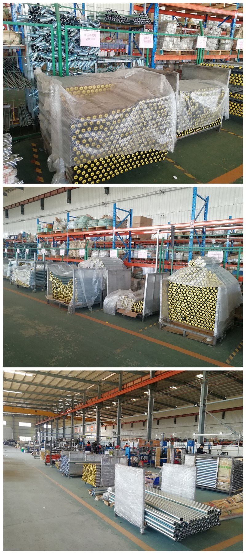 Adjustable Roller Conveyor Ribbed Belt Drive Power Roller Conveyor