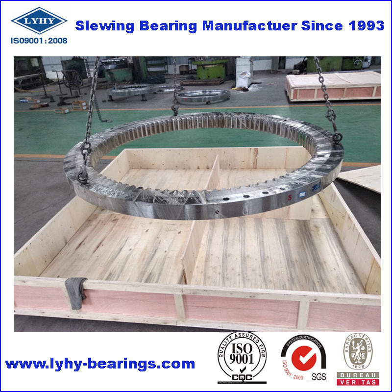 External Toothed Swing Bearing Eight Point Contact Ball Slew Bering Ring