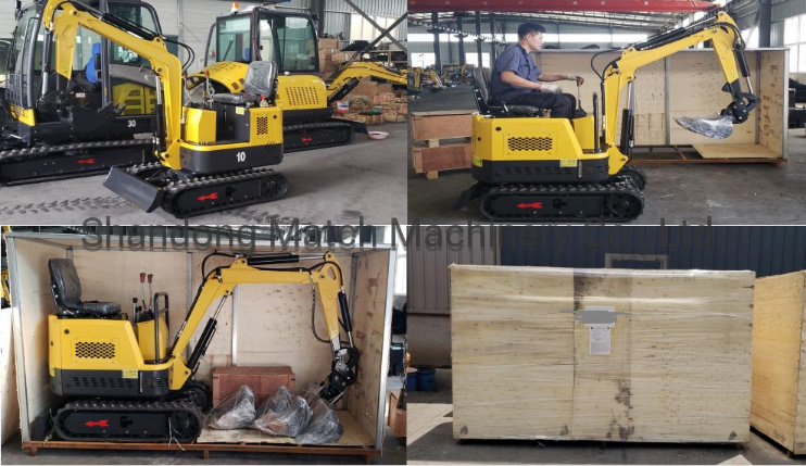 Construction Machinery Mini Excavator 1.8ton 1800kg Zero Tail Small Excavator