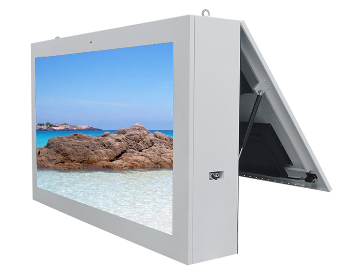 Outdoor Advertising Machine with 65 Inch Wind-Cooled Cross-Screen WiFi LCD Display with Remote Control Advertising
