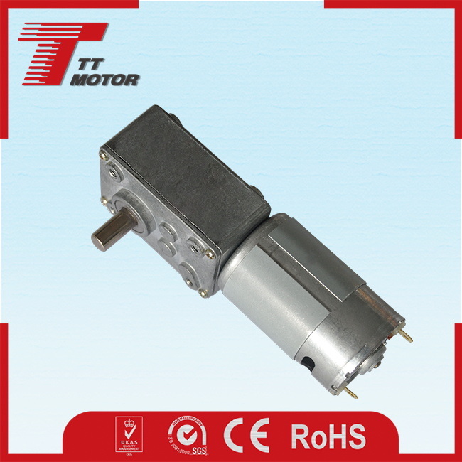 24V electric worm geared DC motor for aviation models