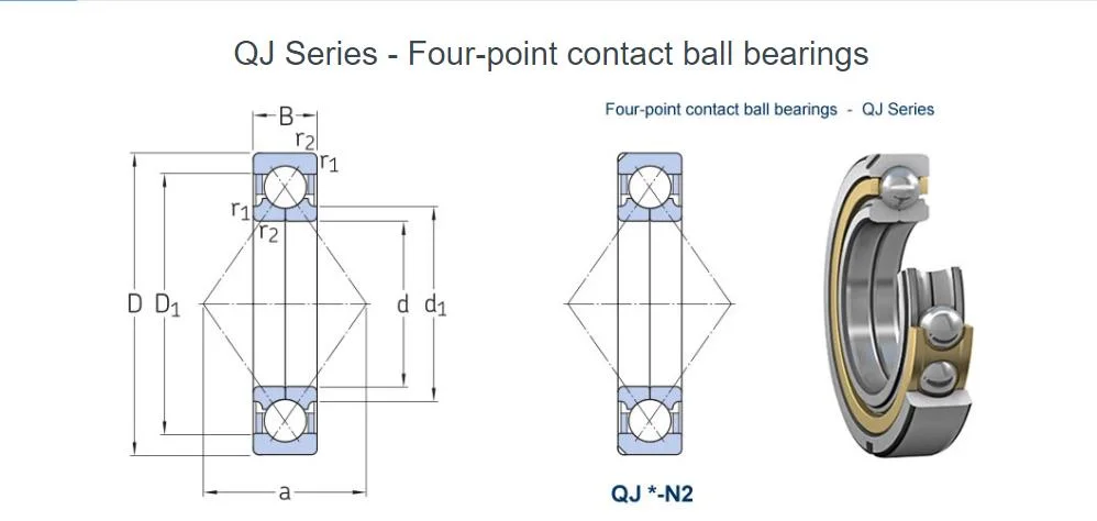 Ball Bearing Double Row Angular Contact Ball Bearing 4976X2d, 4076X2d, 4980X2d, 4080X2d, 4984X2d, 7318b, 7318AC