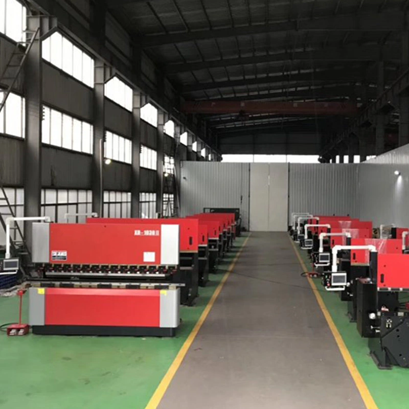 Under-Drive Hydraulic CNC Press Brake Hydraulic Bending Machine in Light Red Color