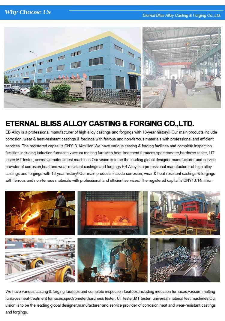 2.4879 Heat-Steel Casting Rack and Gear and Heat-Resistant Steel Parts