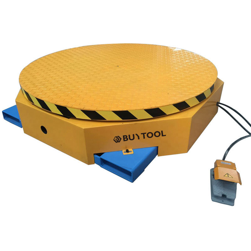 Buytool Electric Lift Rotary Table Wrapping Machine with Fork Pocket