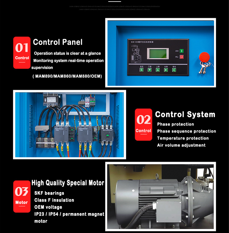 Hot Sale 22kw 30HP Fixed Speed Rotary Direct Drive Screw Air Compressor