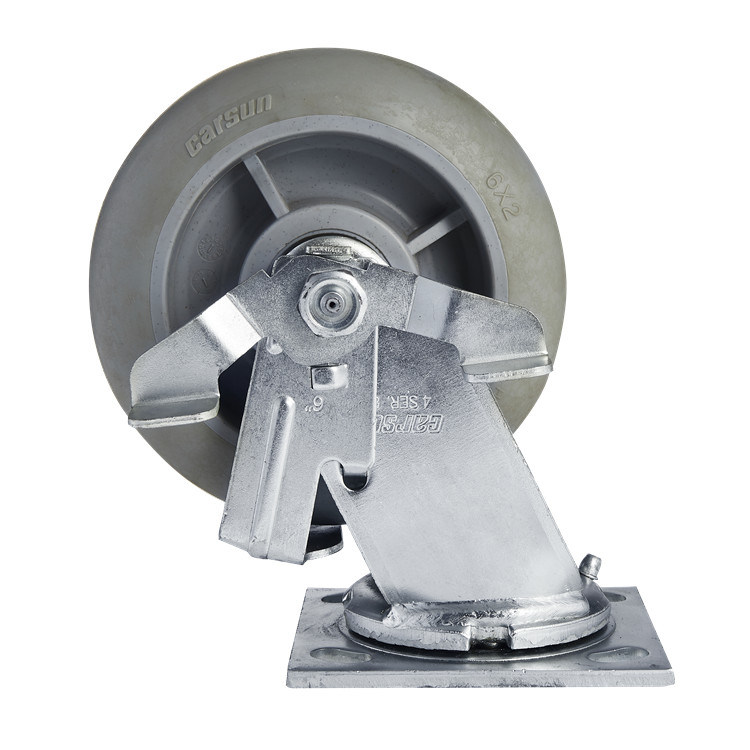 5 Inches Heavy Duty Swivel Performa Wheel Caster with Side Brake