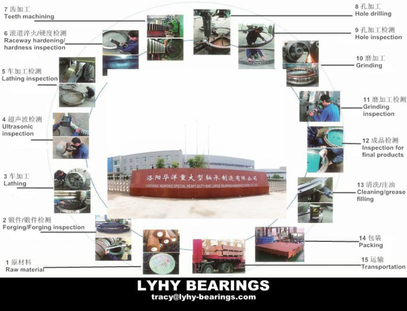 Lyhy Brand Turntable Bearings 062.20.0630.000.11.1503 Ball Slewing Bearing
