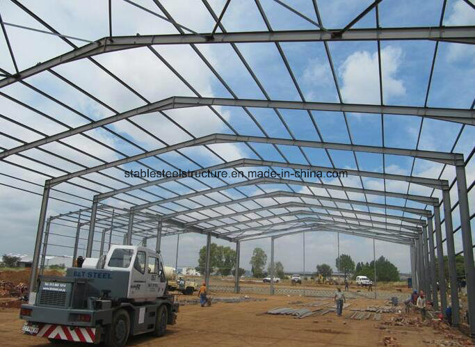 Large Span Prefab Steel Structure Workshop Building with Large Space