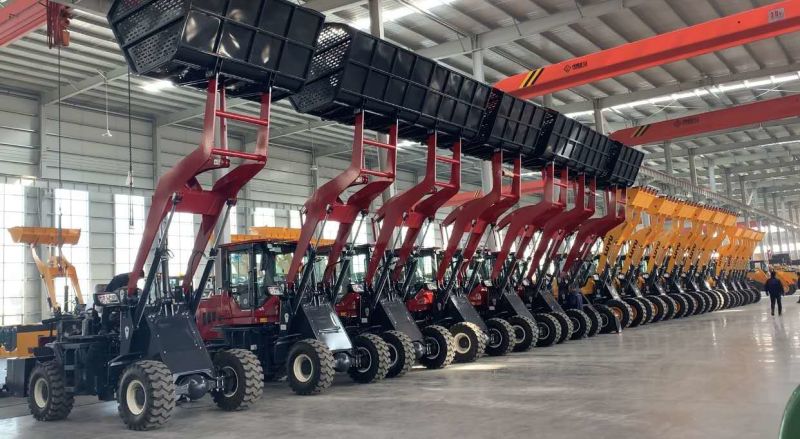 Mucking Loader Wheel Loader with Small Turning Radius for Sake