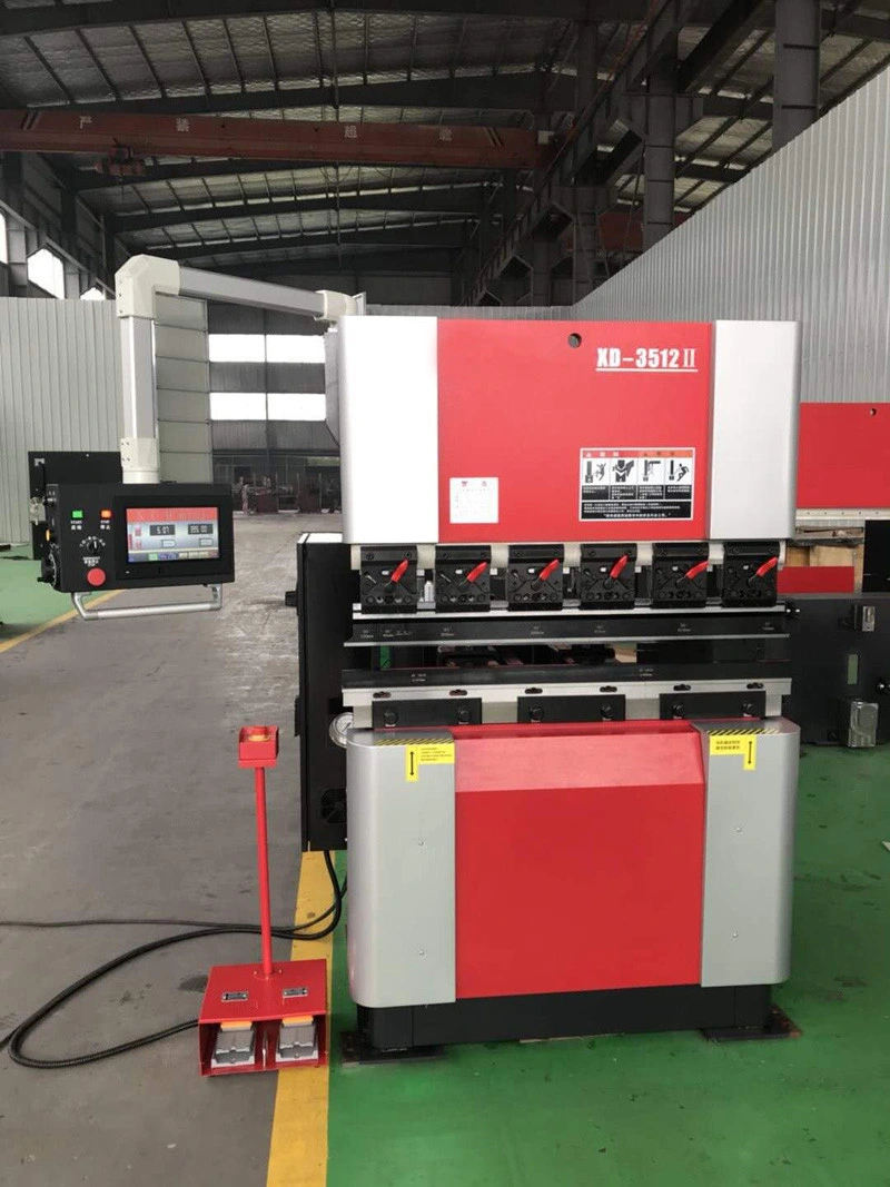 Under-Drive Hydraulic CNC Press Brake Hydraulic Bending Machine in Light Red Color
