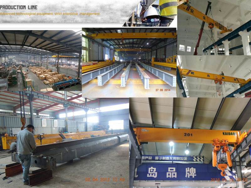 Elk 10ton Double Speeds Sinle Girder Crane / Bridge Crane / Crane Saddle