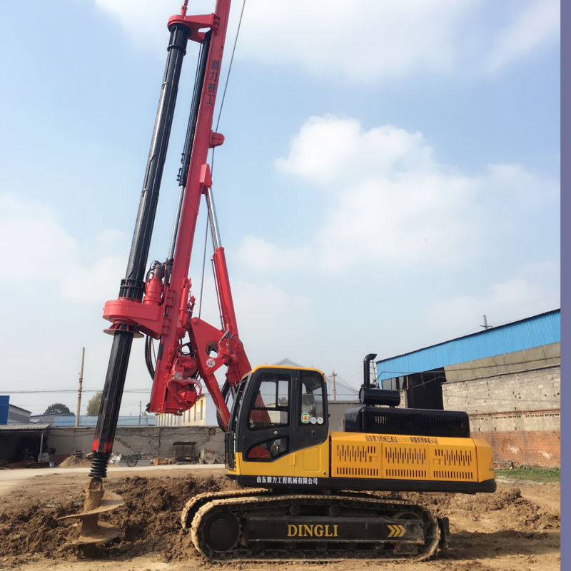 Dr-100 Customized Color Rotary Rig Crawler for Construction Building