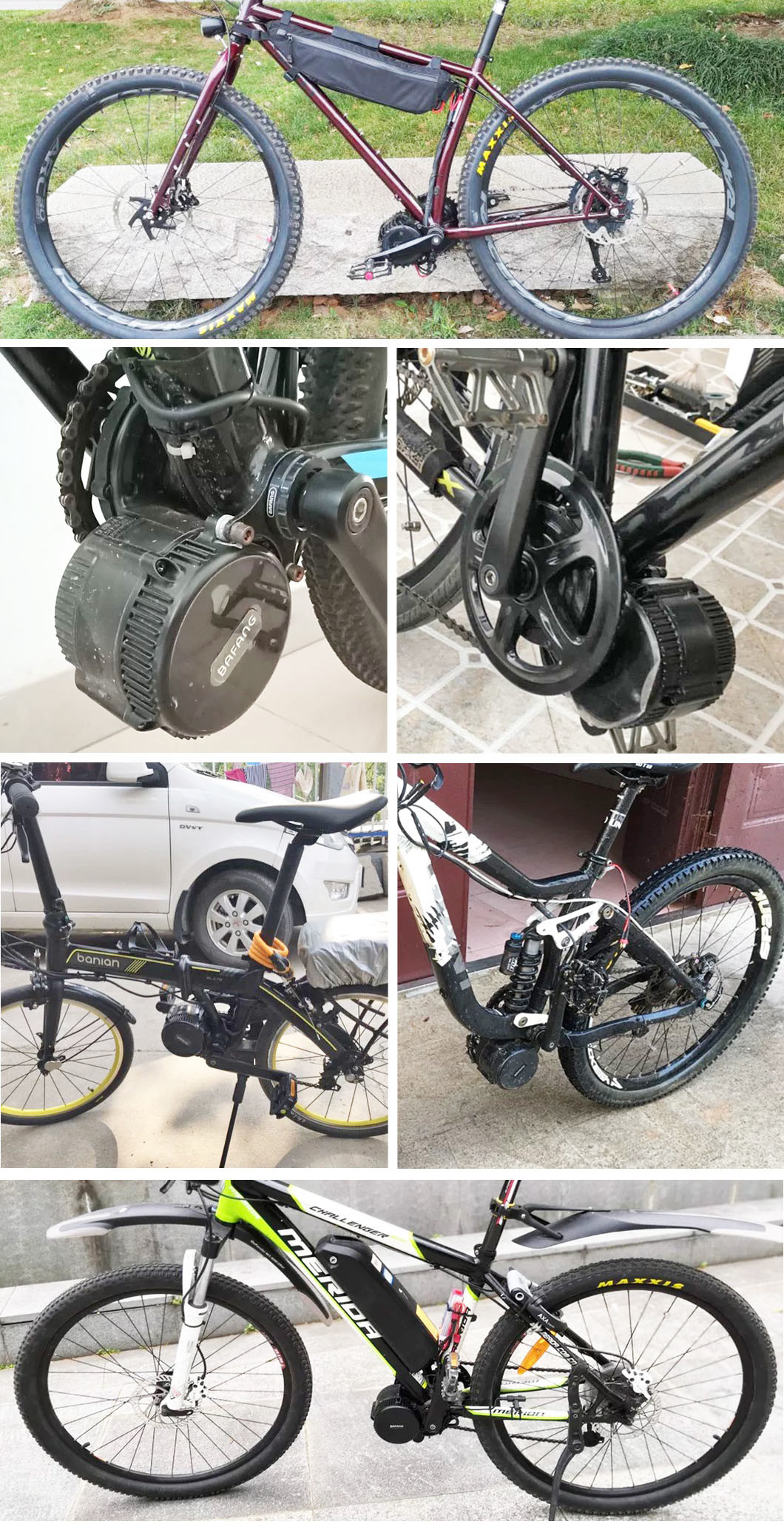 Best Price E Bike Kit MID Drive 1000W MID-Drive Motor Electric Bike Ebike Conversion Kit