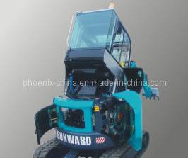 Sunward 3ton Mini Compact Small Excavator Zero Tail Swing 30ub