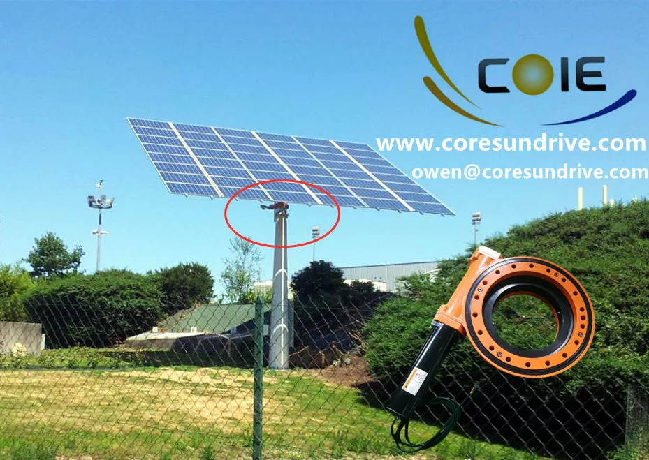 Wildly Applied in Solar Energy System Sc21 Slewing Drive with 24VDC Motor