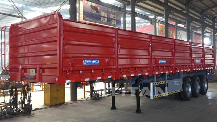50-70 Tons High Sidewall Cargo Trailer/ Heavy Truck Trailer