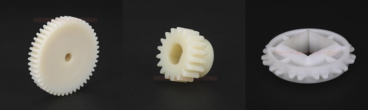 Custom Pinion Helical Gear Plastic Nylon Tooth Gears