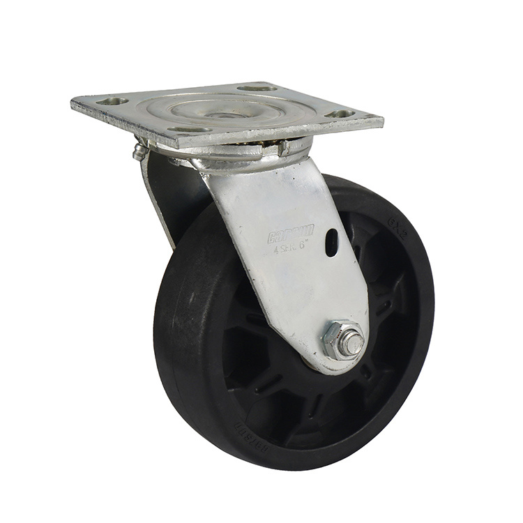 5 Inches Heavy Duty Rotating High Temperature Wheel Caster with Side Brake