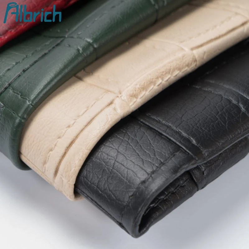 Best Selling Woven Pattern PVC Leather Notebook Cover Leather for Decoration