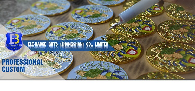 High Quality Translucent Synthetic Enamel Coin for Collection