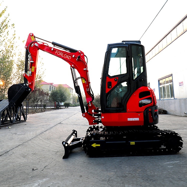 Forload Brand 3500kgs Zero Tail Mini Hydraulic Digger Excavator